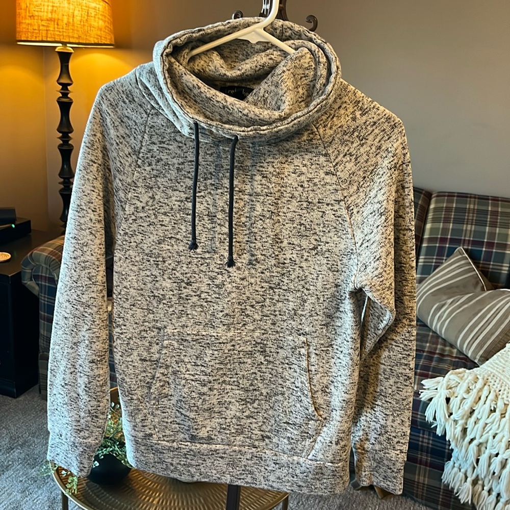 Derek Heart Heathered Cowlneck